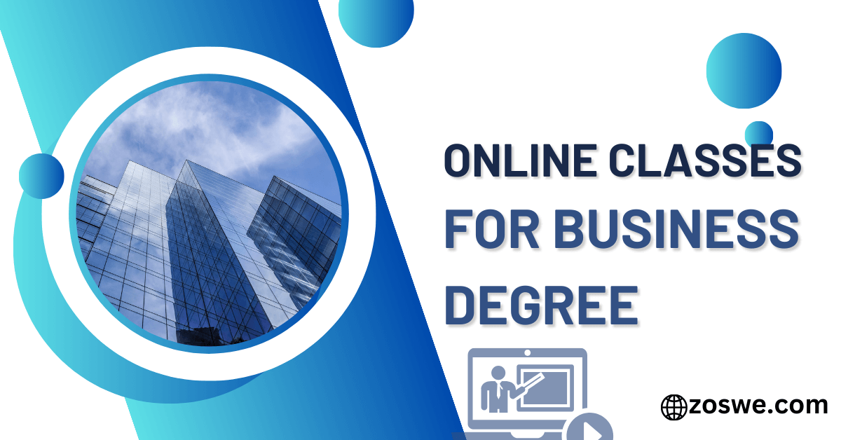 online classes for business degree